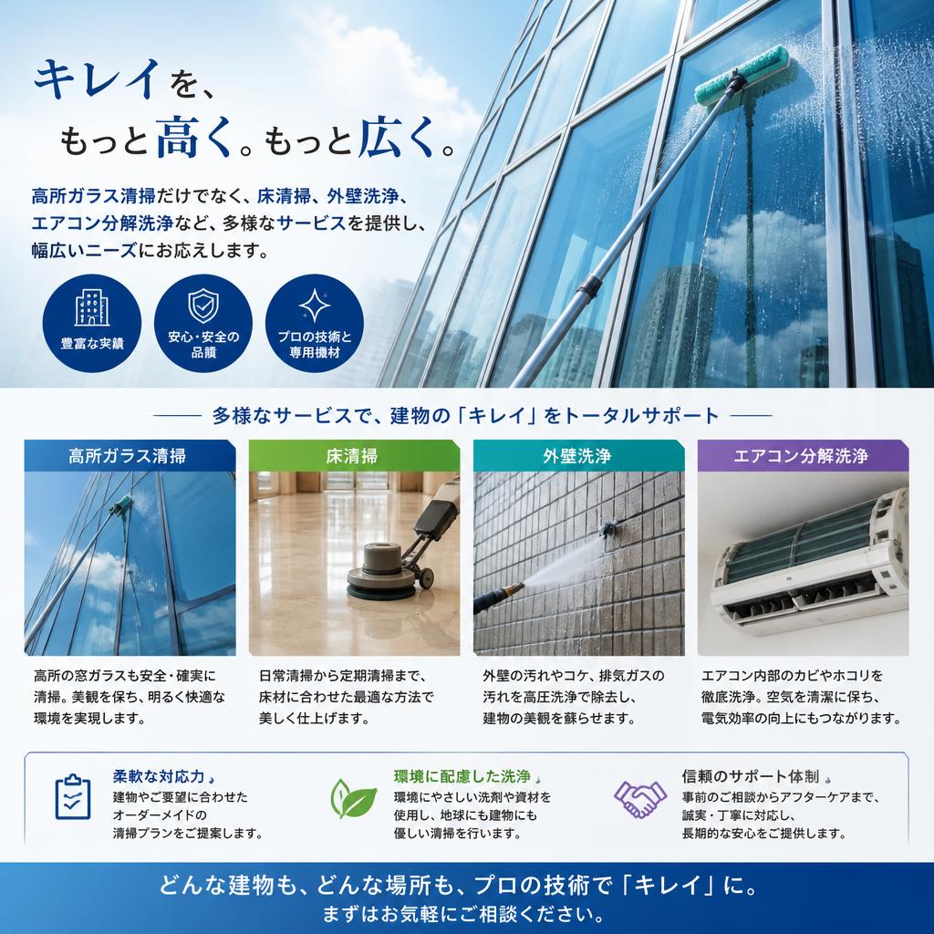 4. 扱える清掃範囲