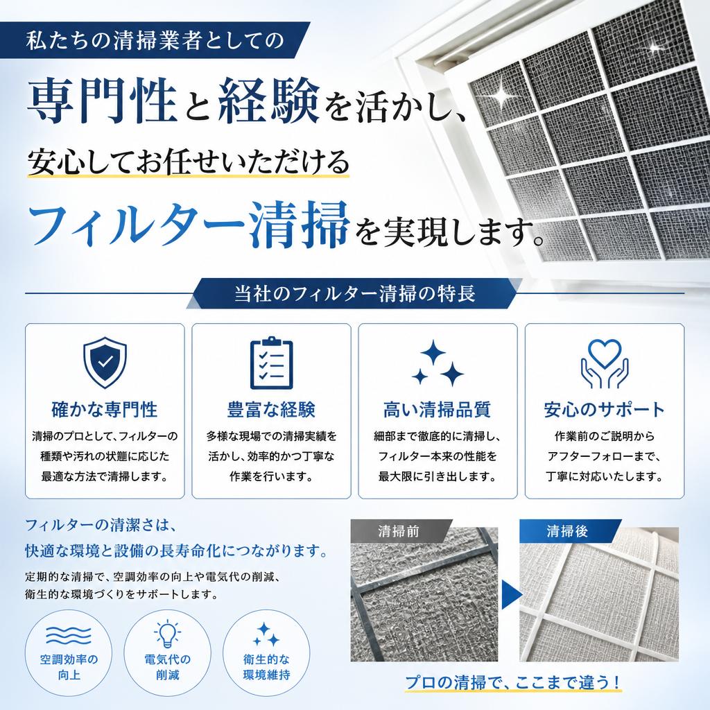 信頼のある清掃業者が提供する安心サービス
