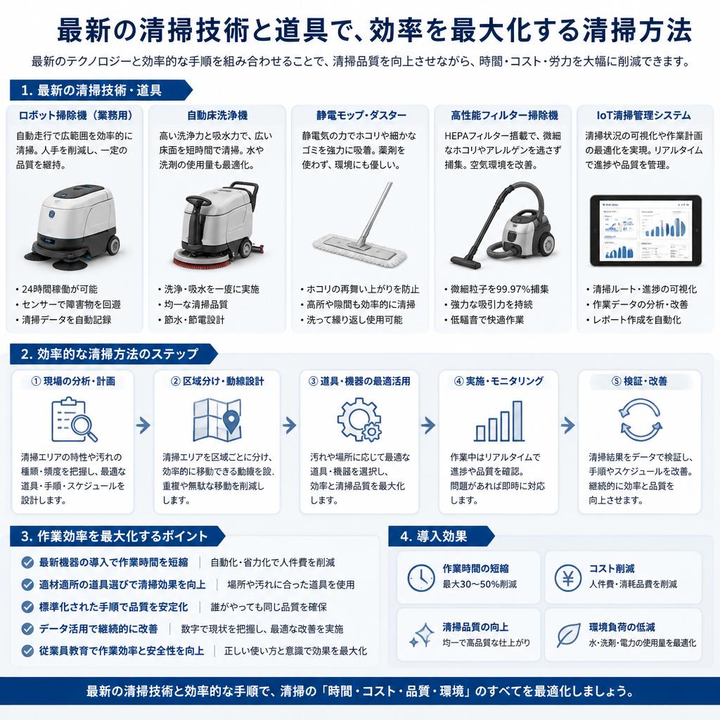 4. 効率的な清掃方法