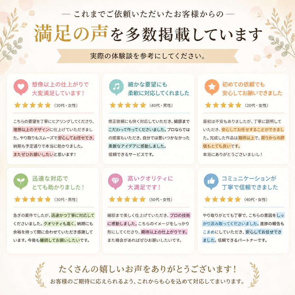 お客様の声