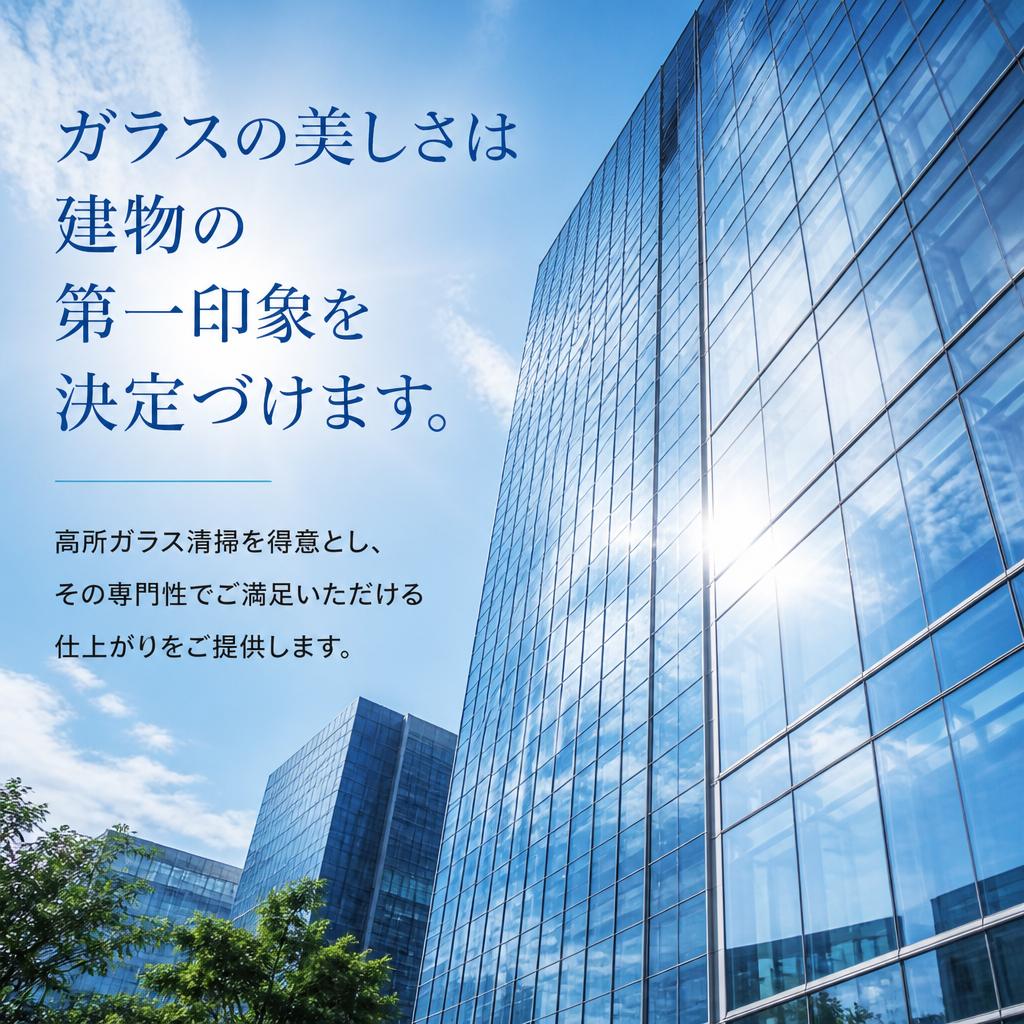 ガラスクリーニングのプロ