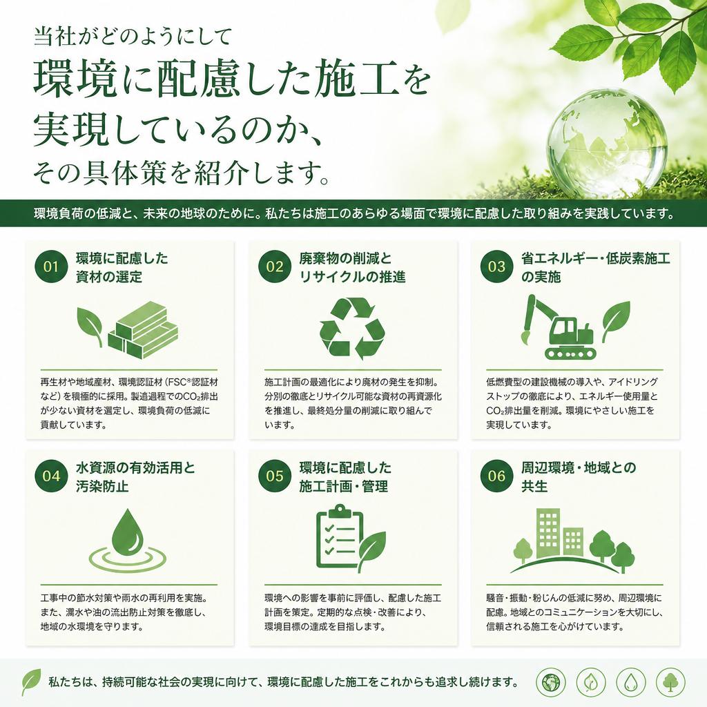 環境負荷軽減への取り組み