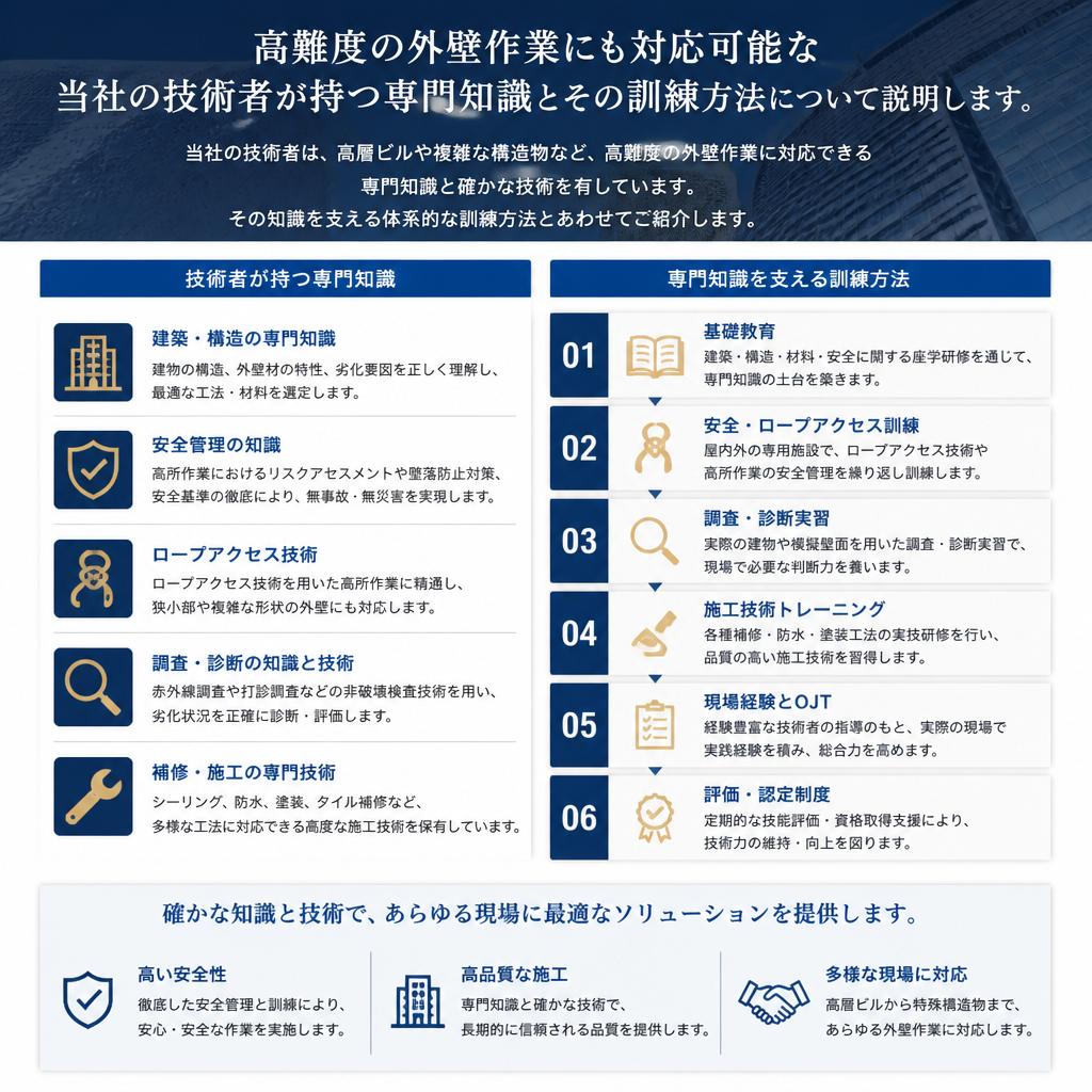 確かな施工技術