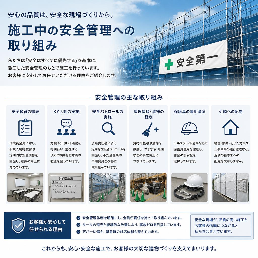 安全対策の徹底