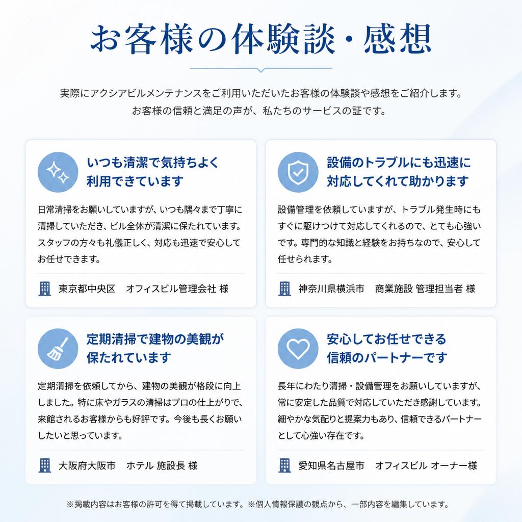 お客様の声