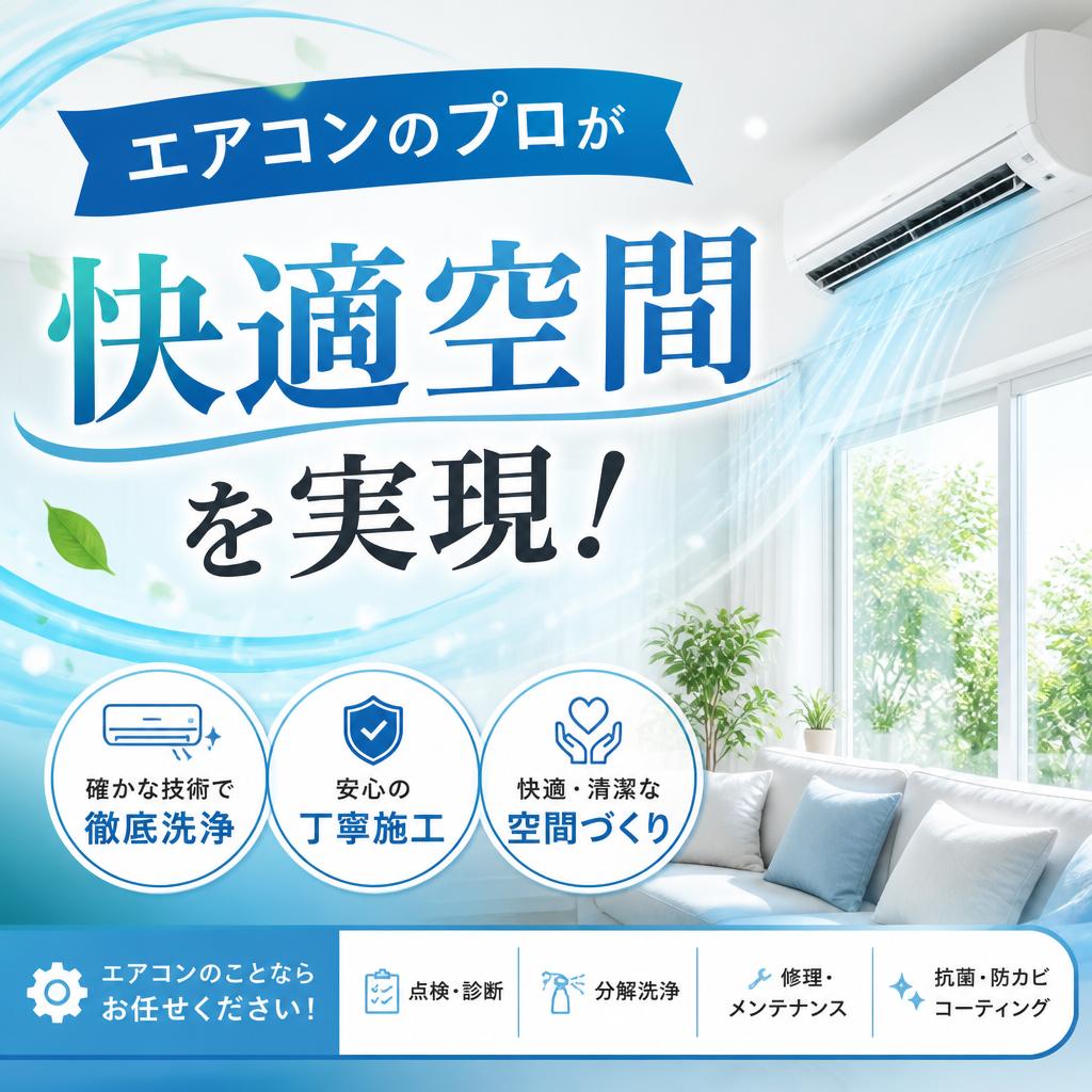 エアコンのプロが快適空間を実現！