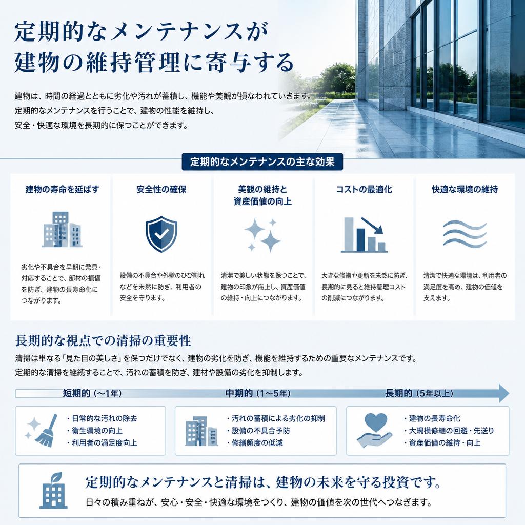 建物管理とメンテナンスの徹底
