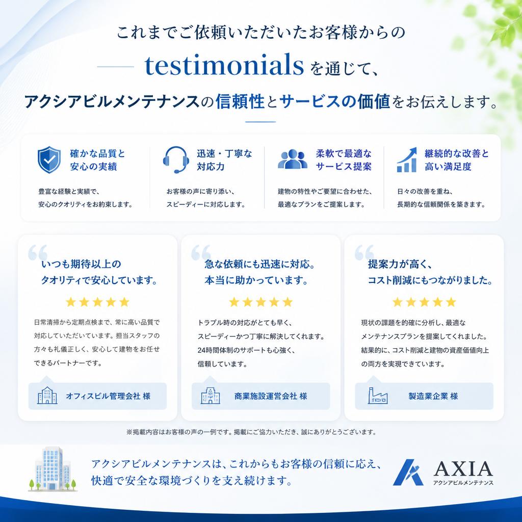 5. お客様の声