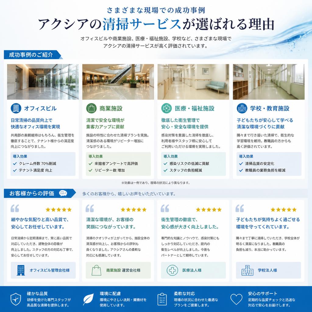 施工実績とお客様の声