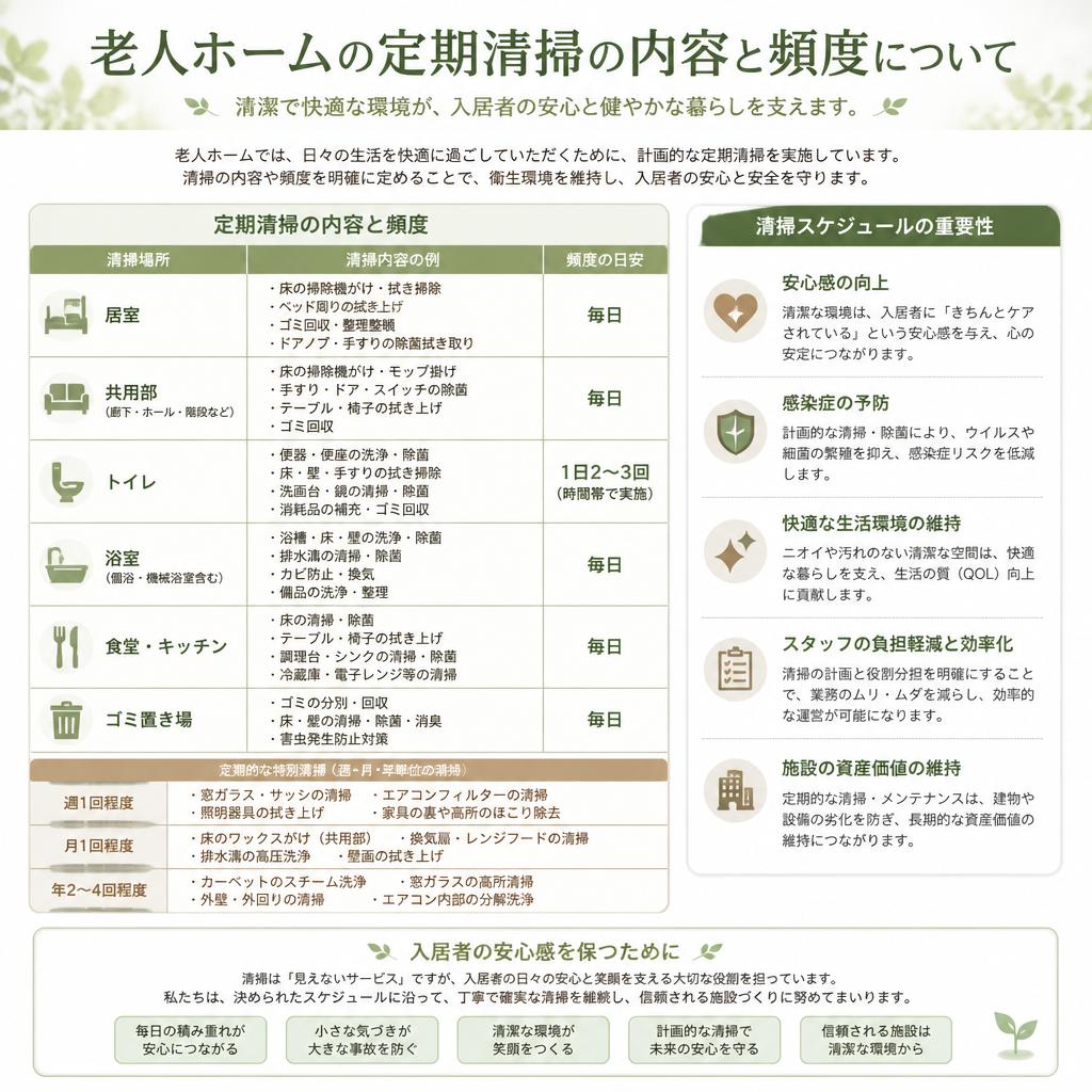 定期清掃のポイント