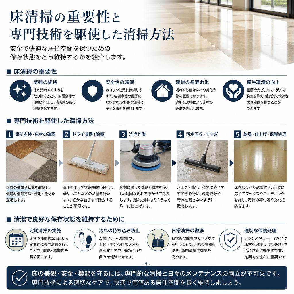 床清掃の専門性