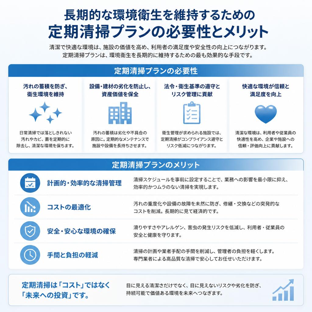 4. 定期清掃プランの魅力