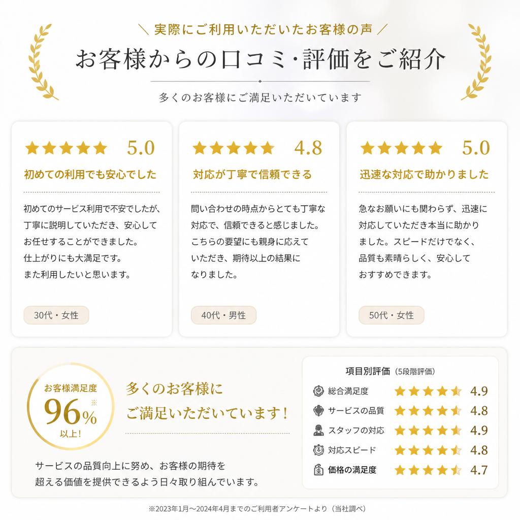 お客様の声