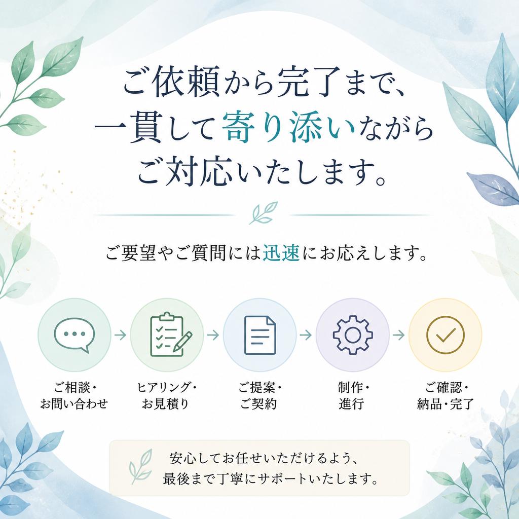 安心のサービス体制