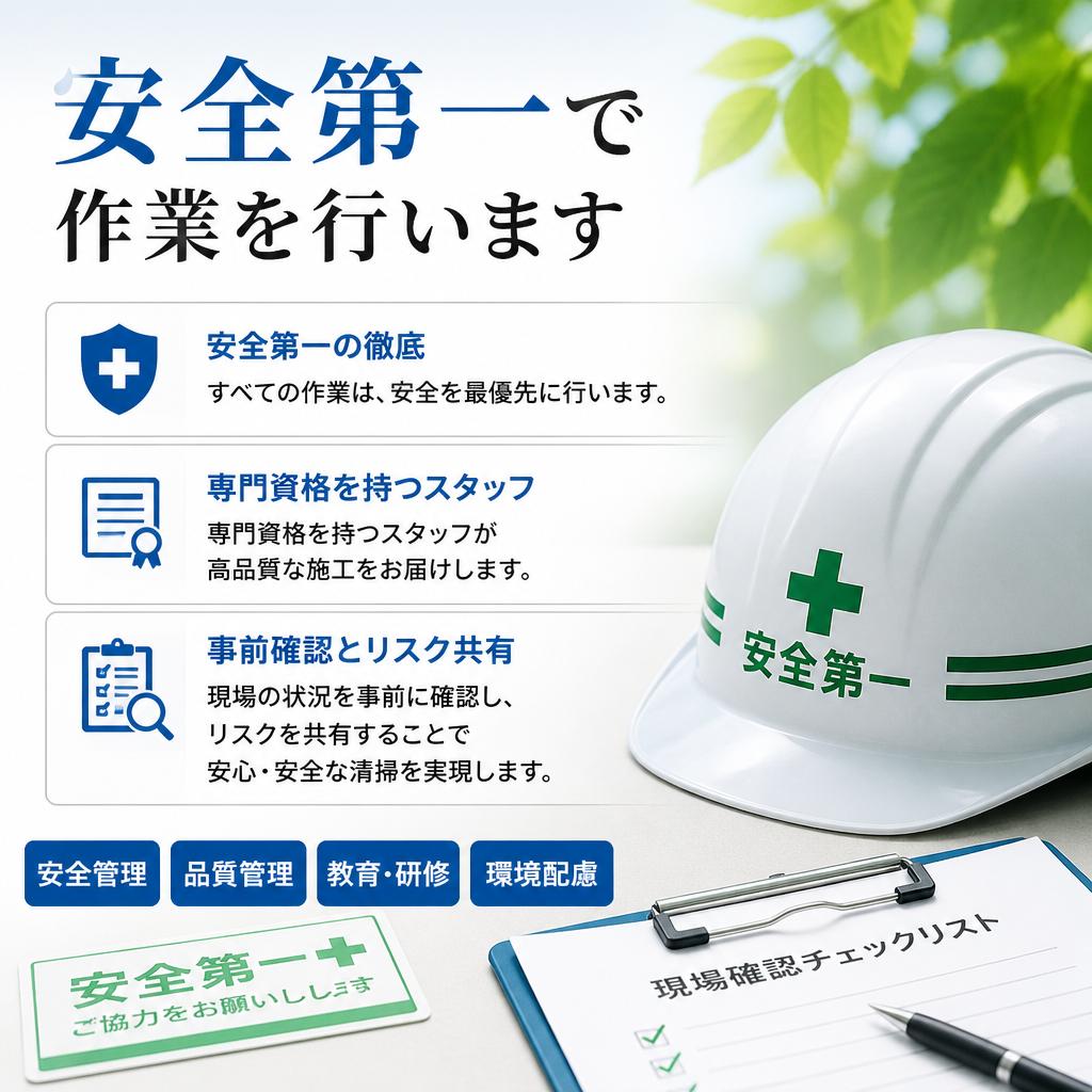 安全管理と施工品質