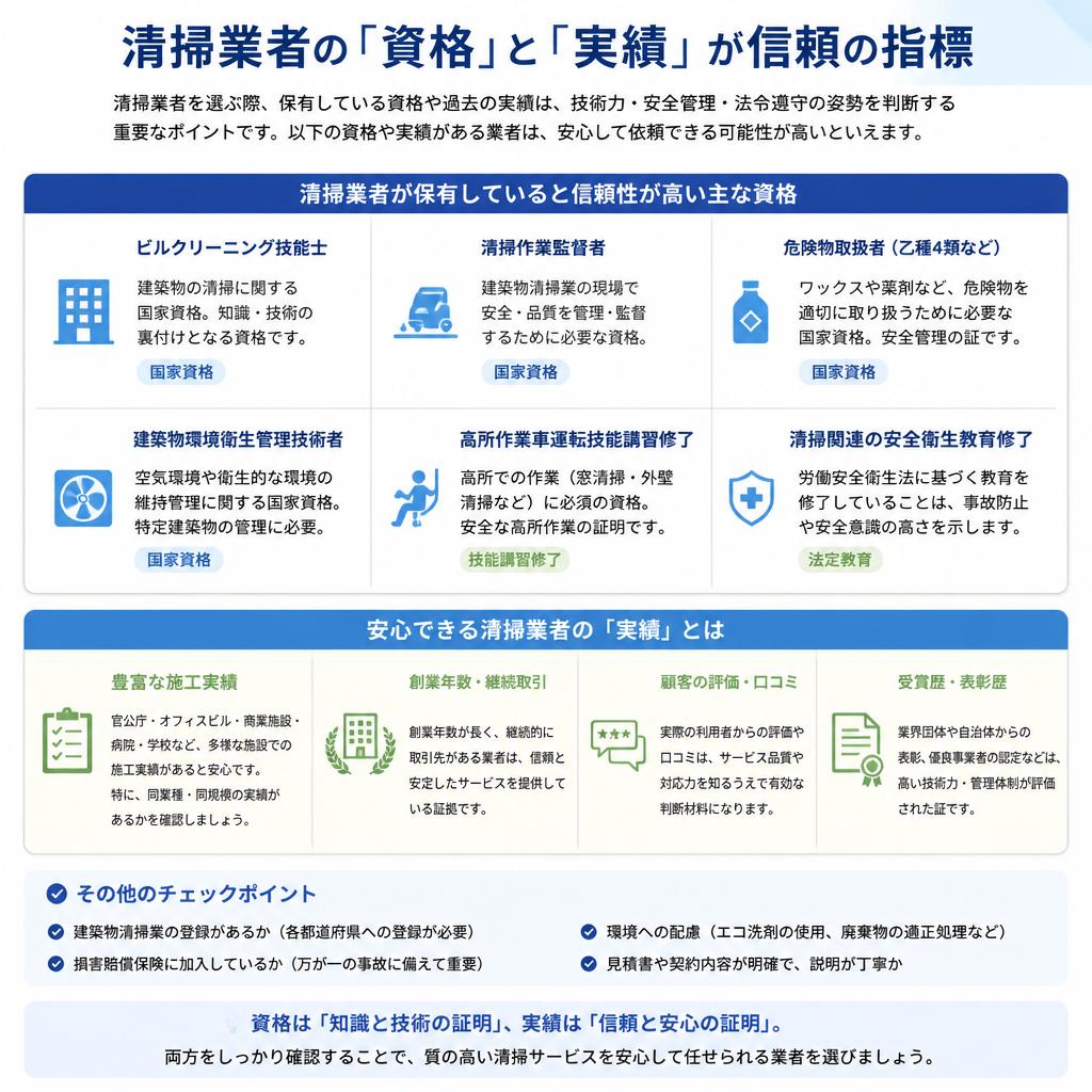 2. 必ず確認すべき業者の資格と実績