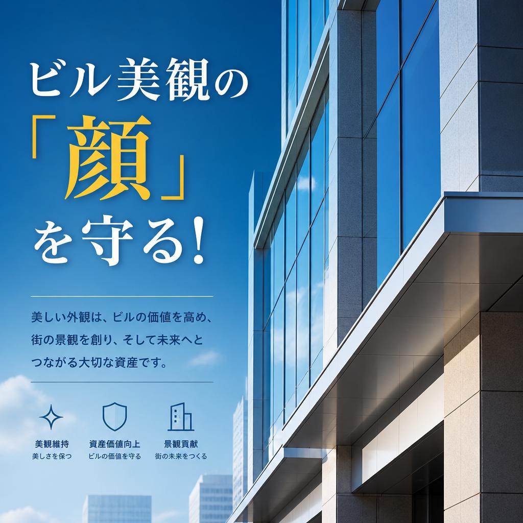 ビル美観の「顔」を守る！