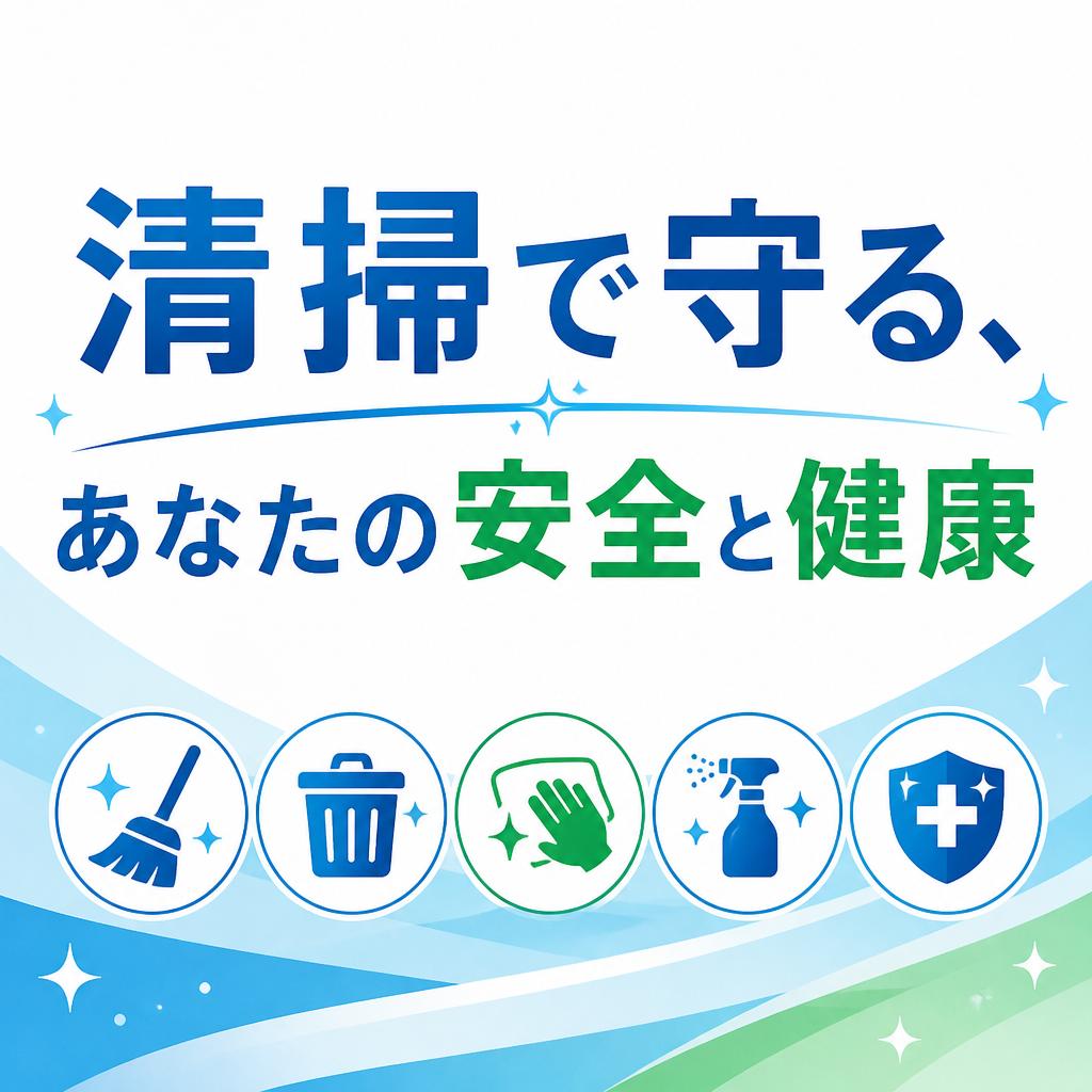 清掃で守る、あなたの安全と健康