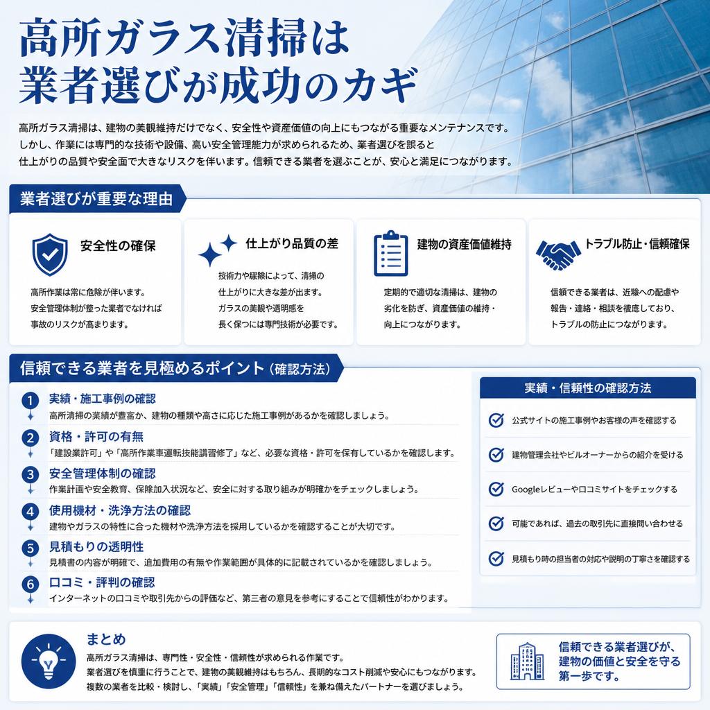業者選びの重要性