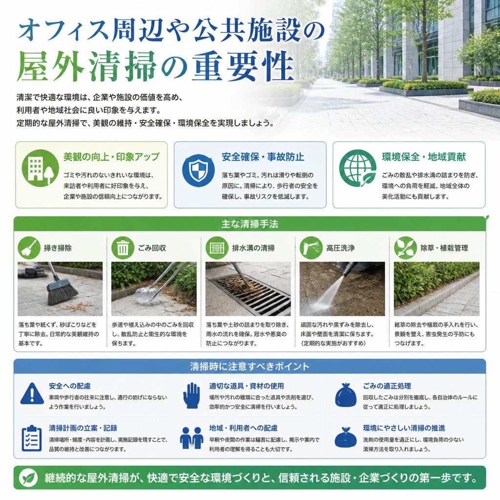 5. 屋外清掃の必要性と注意点