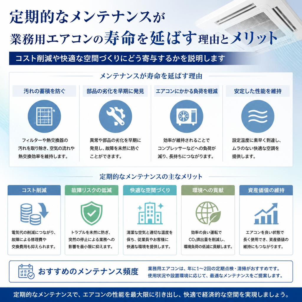 寿命を延ばすためのメンテナンスの重要性