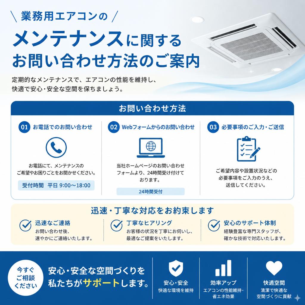 今すぐお問い合わせを！