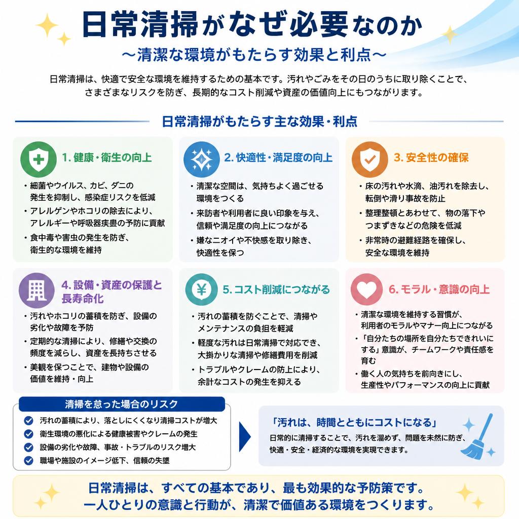 日常清掃の重要性