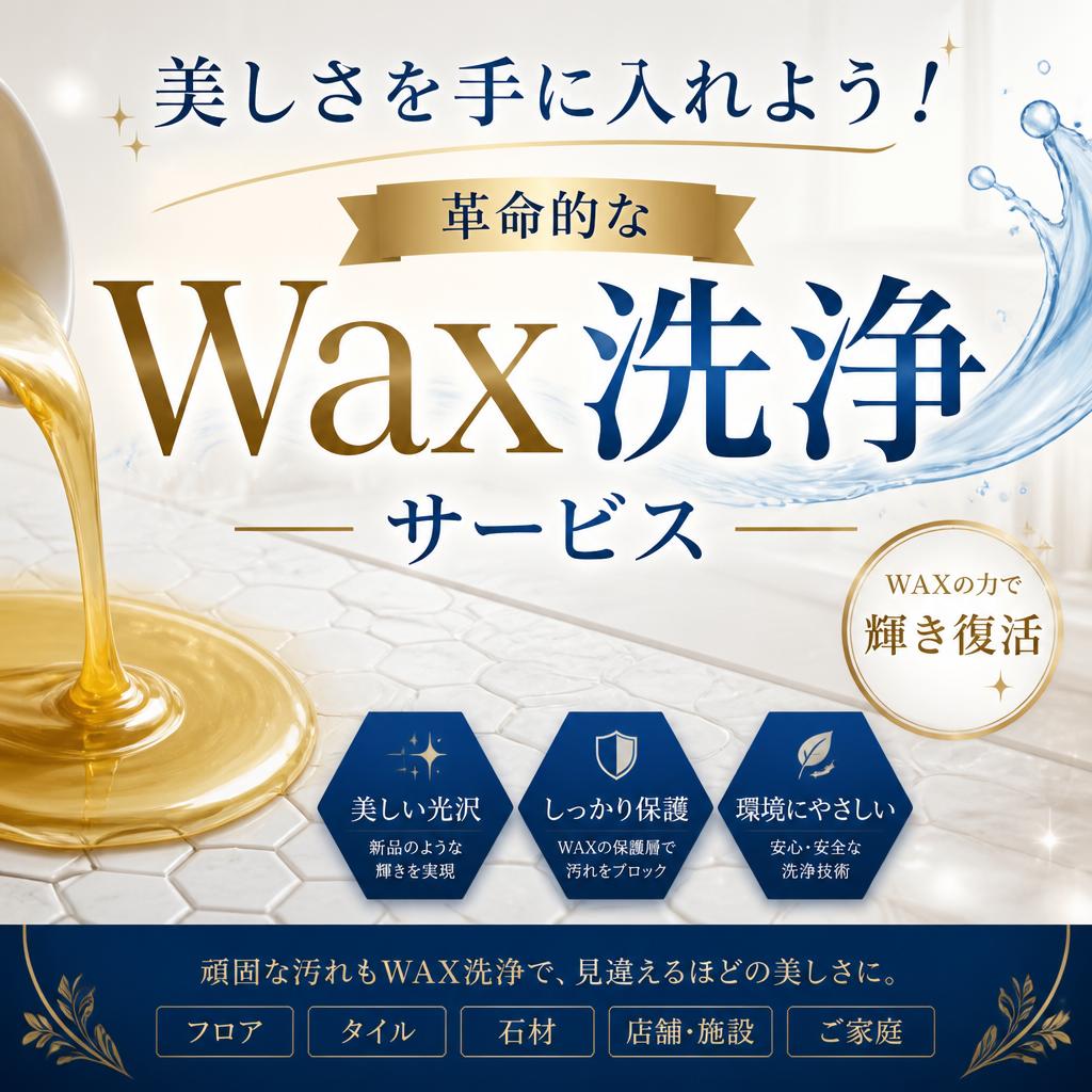 美しさを手に入れよう！革命的なWax洗浄サービス