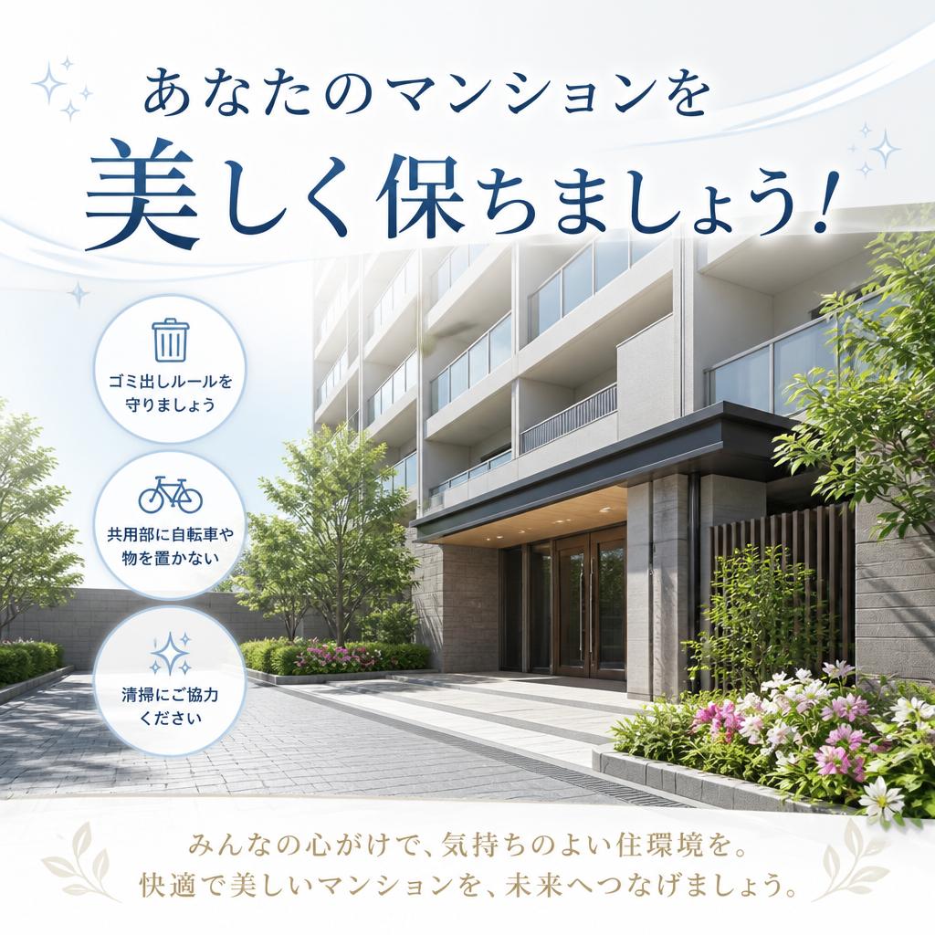 あなたのマンションを美しく保ちましょう！